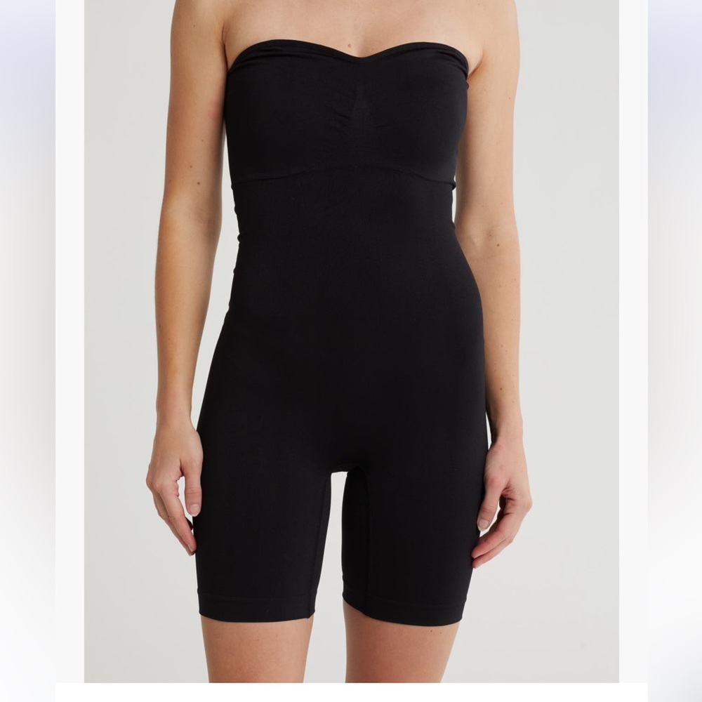 Nicole Miller Convertible Seamless Shaping Bodysuit black